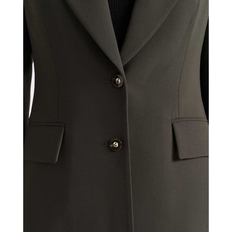 Cue Khaki Double Weave Hourglass Blazer image number 2